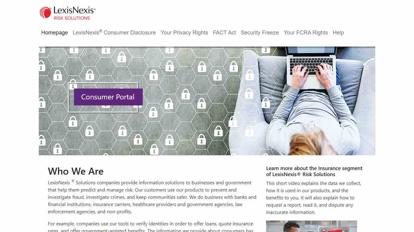 Home - LexisNexis Risk Solutions Consumer Disclosure